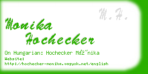 monika hochecker business card